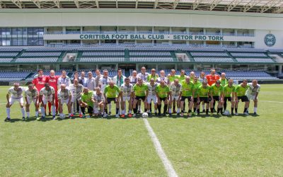 Craques do futebol, times femininos e imprensa jogam pela revitalização do Centro de Agendamento do Hospital de Clínicas