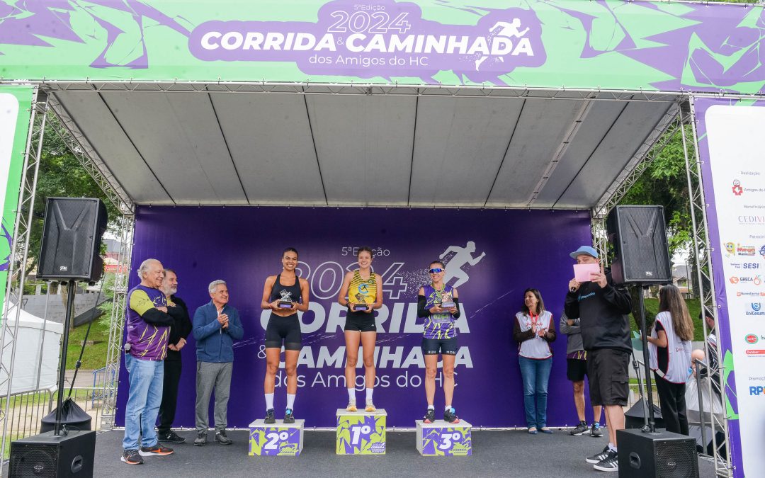 Confira a lista de vencedores da 5Âª Corrida e Caminhada dos Amigos do HC