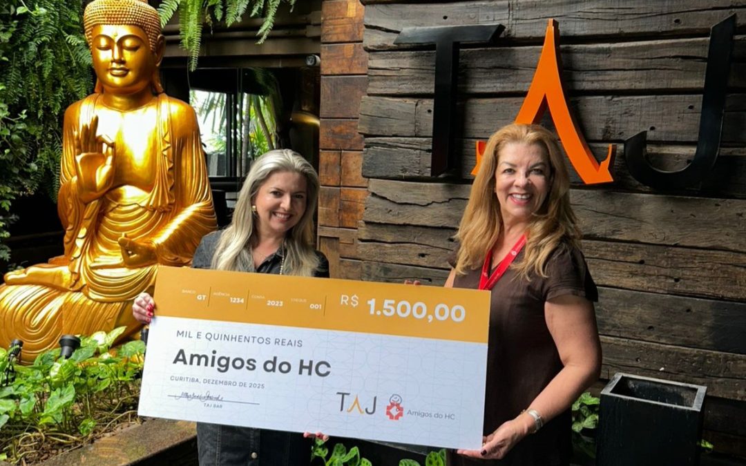 Clássico Negroni do TAJ ganha novo propósito e arrecada R$ 1.500 para a Oncologia do Hospital de Clínicas