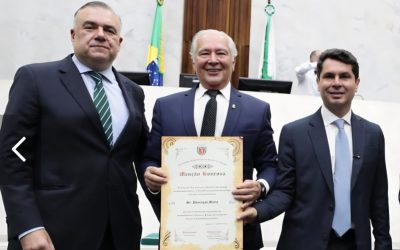 Domingos Murta é homenageado  na Assembleia Legislativa do Paraná